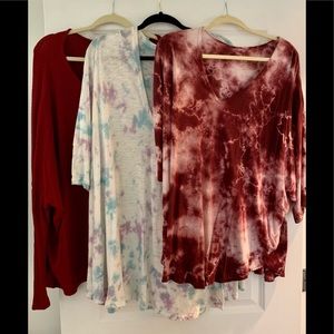 3 Show Me Your Mumu oversized tops size XL